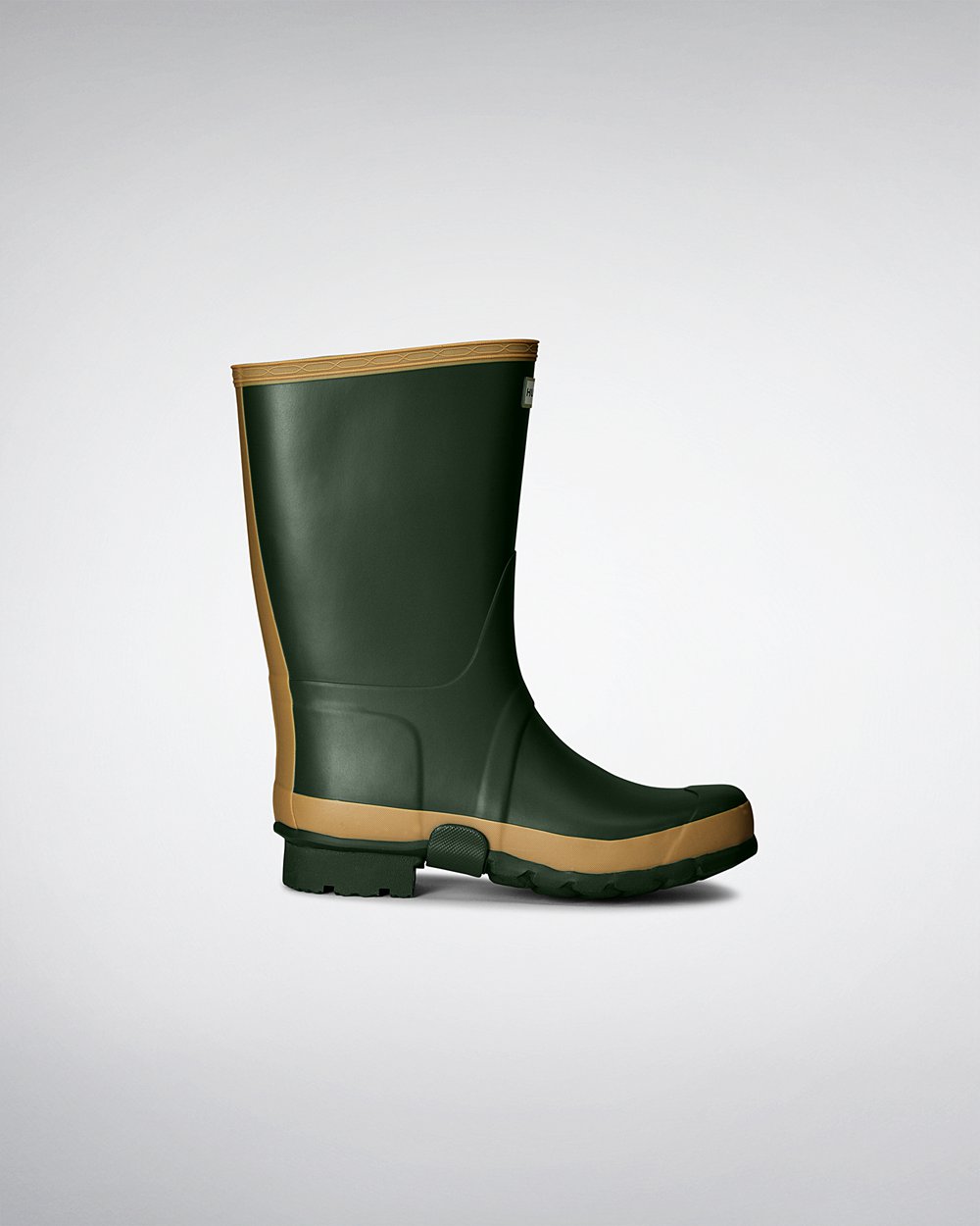 Botas de Lluvia Cortas Hunter Hombre - Gardener - Verdes - COIBPLK-50